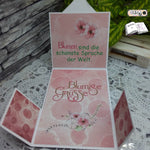 Digiset Moosröschen Plotterdatei, Sublimation, Digistamp, Digipaper - Sewando