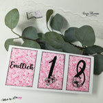 Digiset florale Zahlen Plotterdatei, Sublimation, Digistamp, Digipaper - Sewando