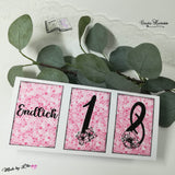 Digiset florale Zahlen Plotterdatei, Sublimation, Digistamp, Digipaper - Sewando