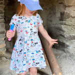 Schnittmuster Kleid Helena Mädchen größe 74 – 158 - Sewando
