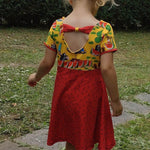 Schnittmuster Kleid Helena Mädchen größe 74 – 158 - Sewando
