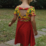 Schnittmuster Kleid Helena Mädchen größe 74 – 158 - Sewando