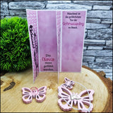 Plotterdatei flower butterfly, Sublimation, Digistamp, Digipaper - Sewando