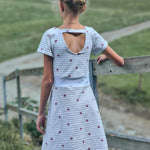 Schnittmuster Kleid Helena Mädchen größe 74 – 158 - Sewando