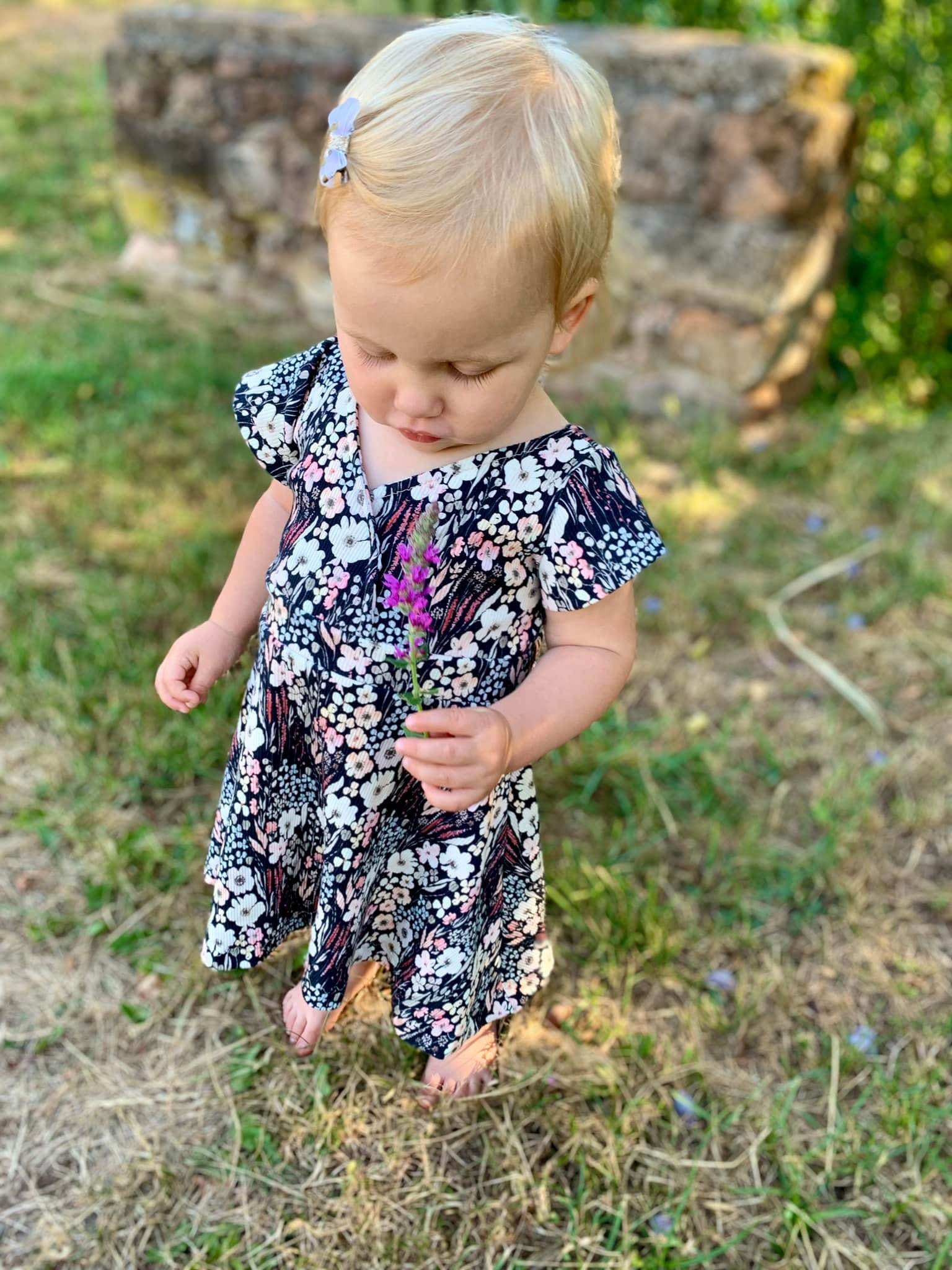 Schnittmuster Kleid Helena Mädchen größe 74 – 158 - Sewando