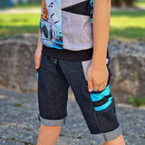 Kombi eBook Schnittmuster Summerset Mighty Kriss Kross Shirt und Hose Gr.122 - 176 - Sewando