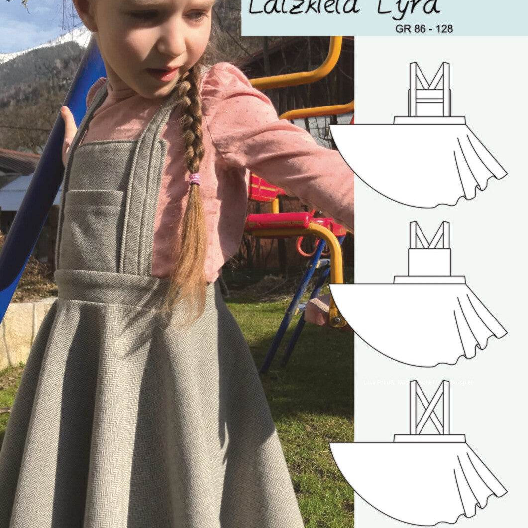 Schnittmuster Latzkleid Lyra Gr. 86-128 : - Sewando