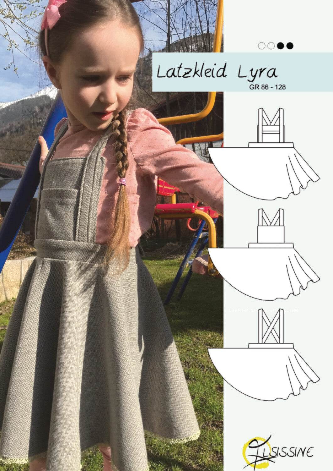 Schnittmuster Latzkleid Lyra Gr. 86-128 : - Sewando