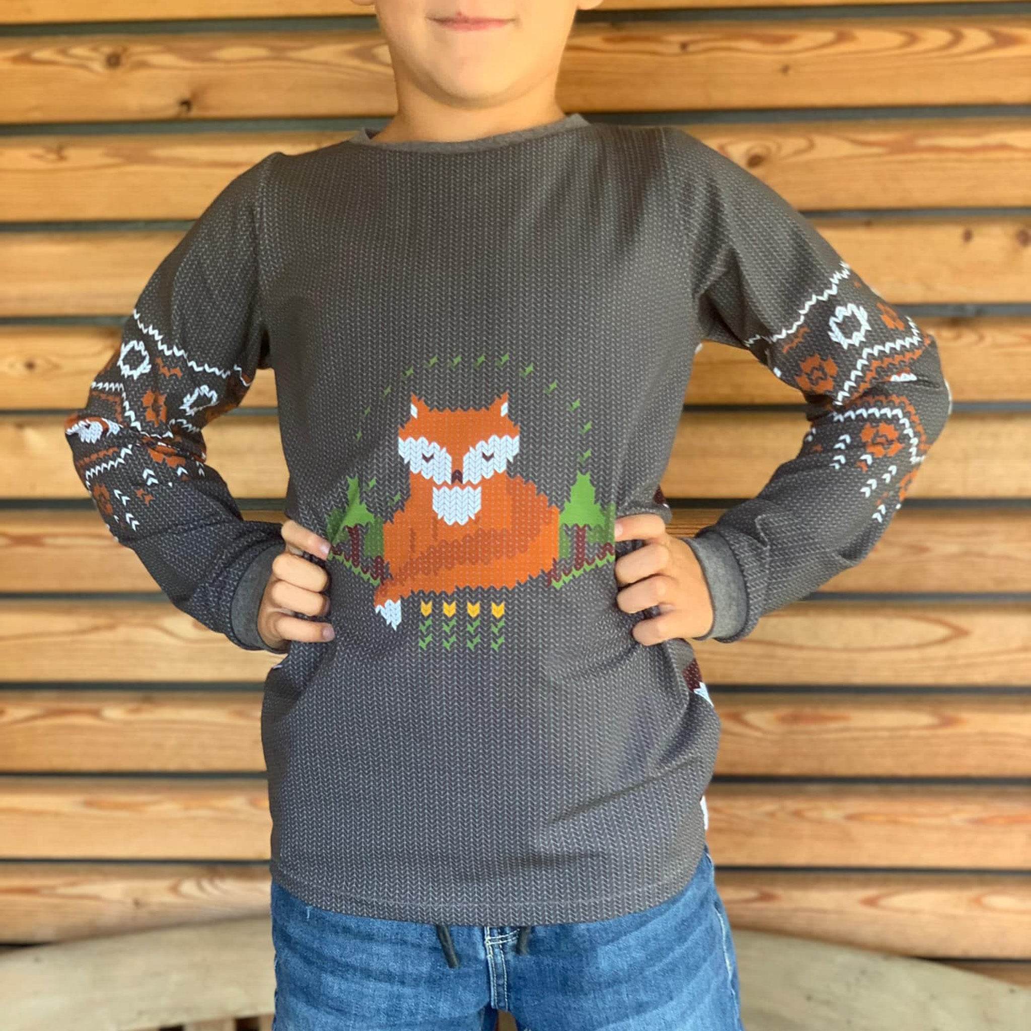 Kombi eBook Schnittmuster Summerset Mighty Kriss Kross Shirt und Hose Gr.122 - 176 - Sewando