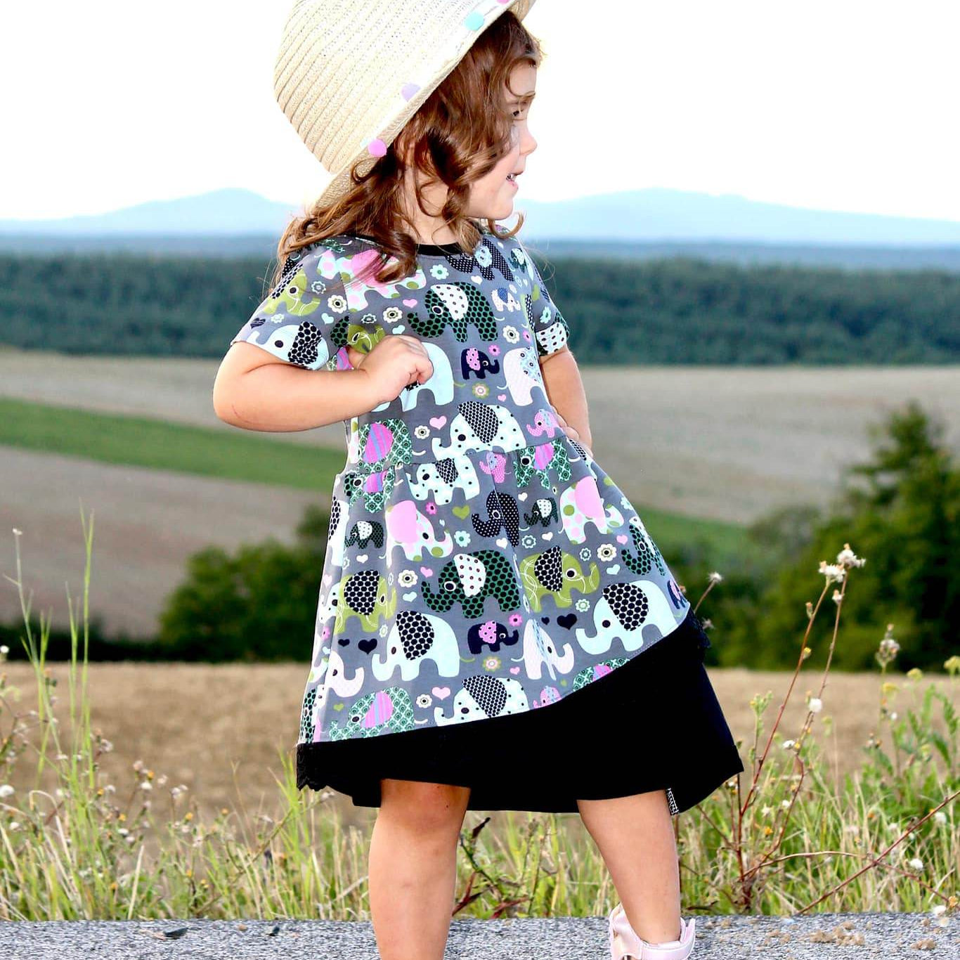 Schnittmuster Kleid Bonita Größe 74 – 158 - Sewando