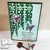 Plotterdatei flower butterfly, Sublimation, Digistamp, Digipaper - Sewando