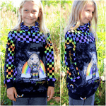 Schnittmuster Pullover, Troyer Achat Gr. 80 bis 152 - Sewando