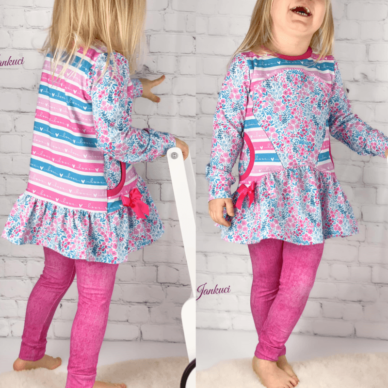 Schnittmuster Pullover/ Kleid Applepie Gr. 80 bis 152 - Sewando