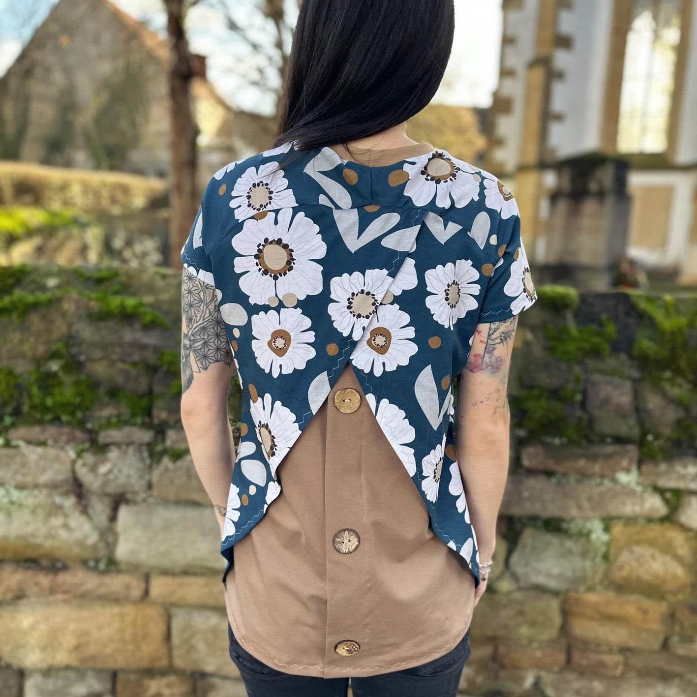 Schnittmuster Raglan Mom A0/A4 Gr. 32 bis 54 - Sewando