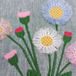 Stickdatei Gänseblümchen Fransen, Daisy, Rahmen 13x18 cm (4.94 x 6.11'') - Sewando