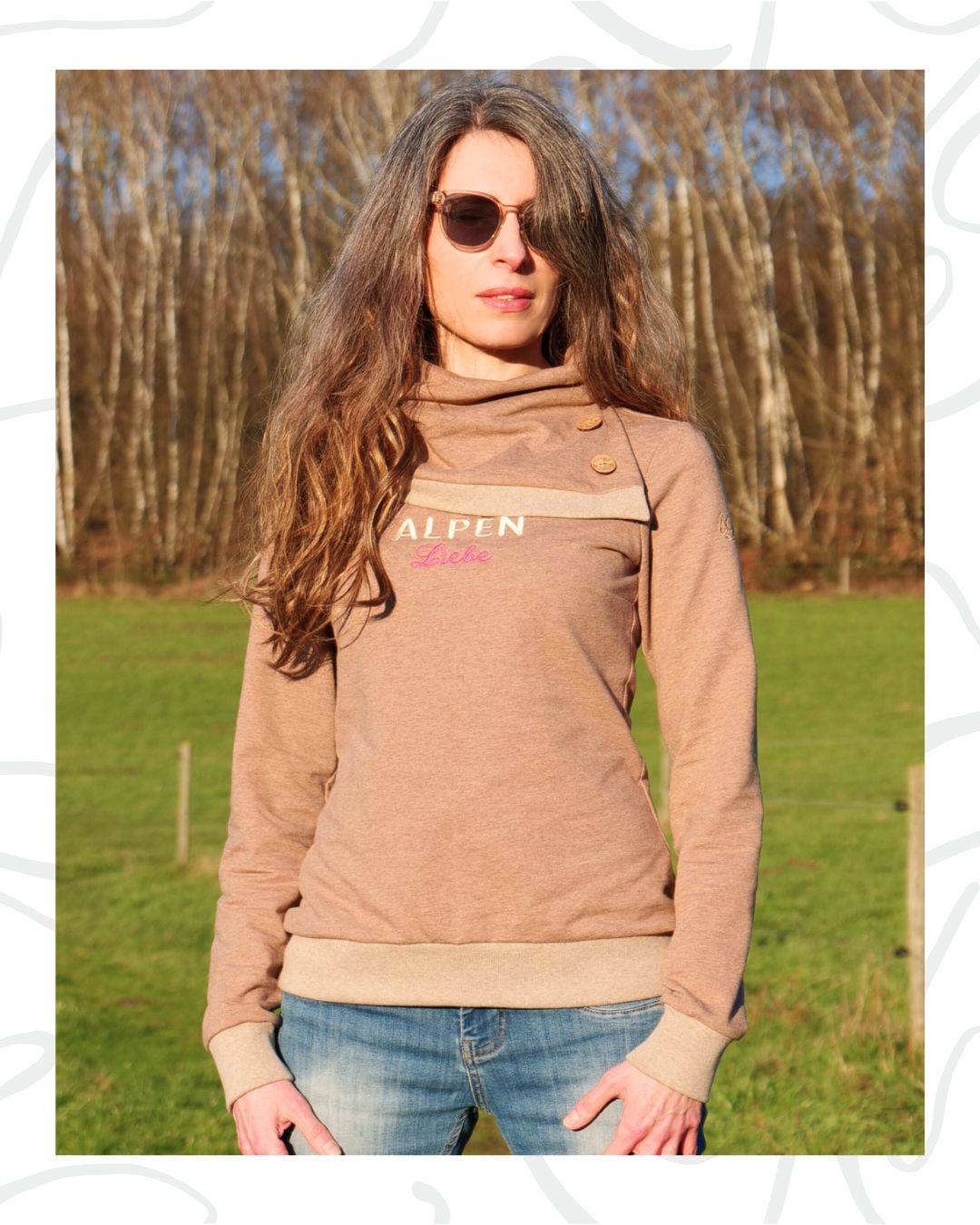 Alma - Pulli-Sweater - EBOOK - 32-46 Schnittmuster - Sewando