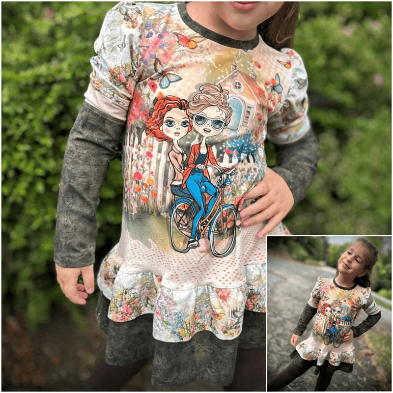 Schnittmuster Kleid Buttercup Gr. 80 bis 152 - Sewando