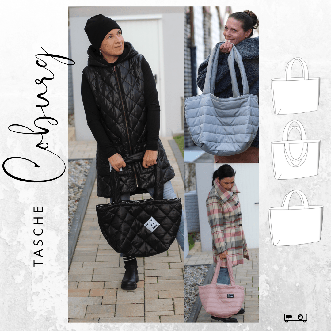 Schnittmuster Tasche COBURG : - Sewando