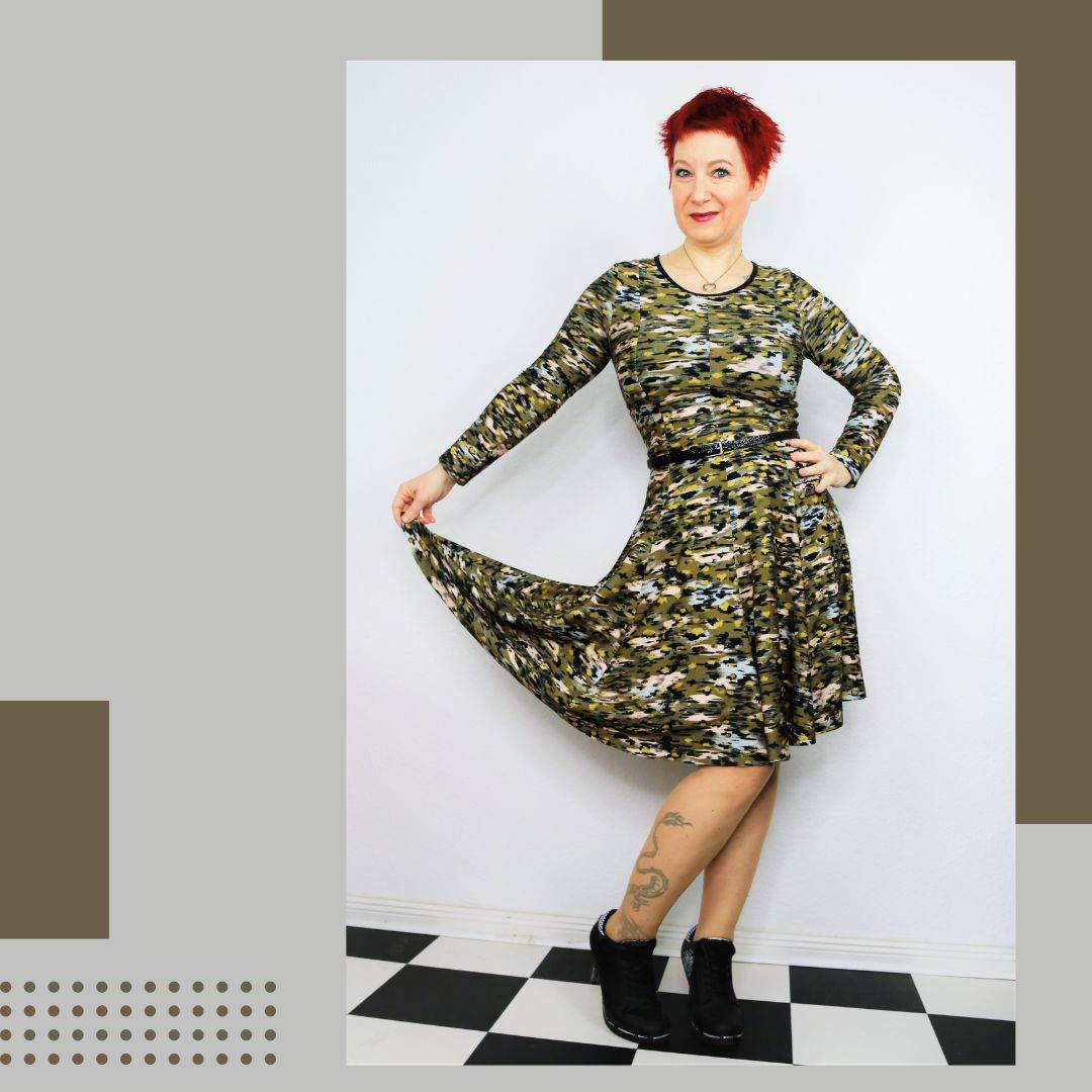 CARLA - TANZKLEID - EBOOK - 32-46 Schnittmuster - Sewando