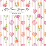 Luftballons Streifen No. 2 – Nahtloses Aquarell-Stoffmuster als JPG (30 x 30 cm, 300 DPI)