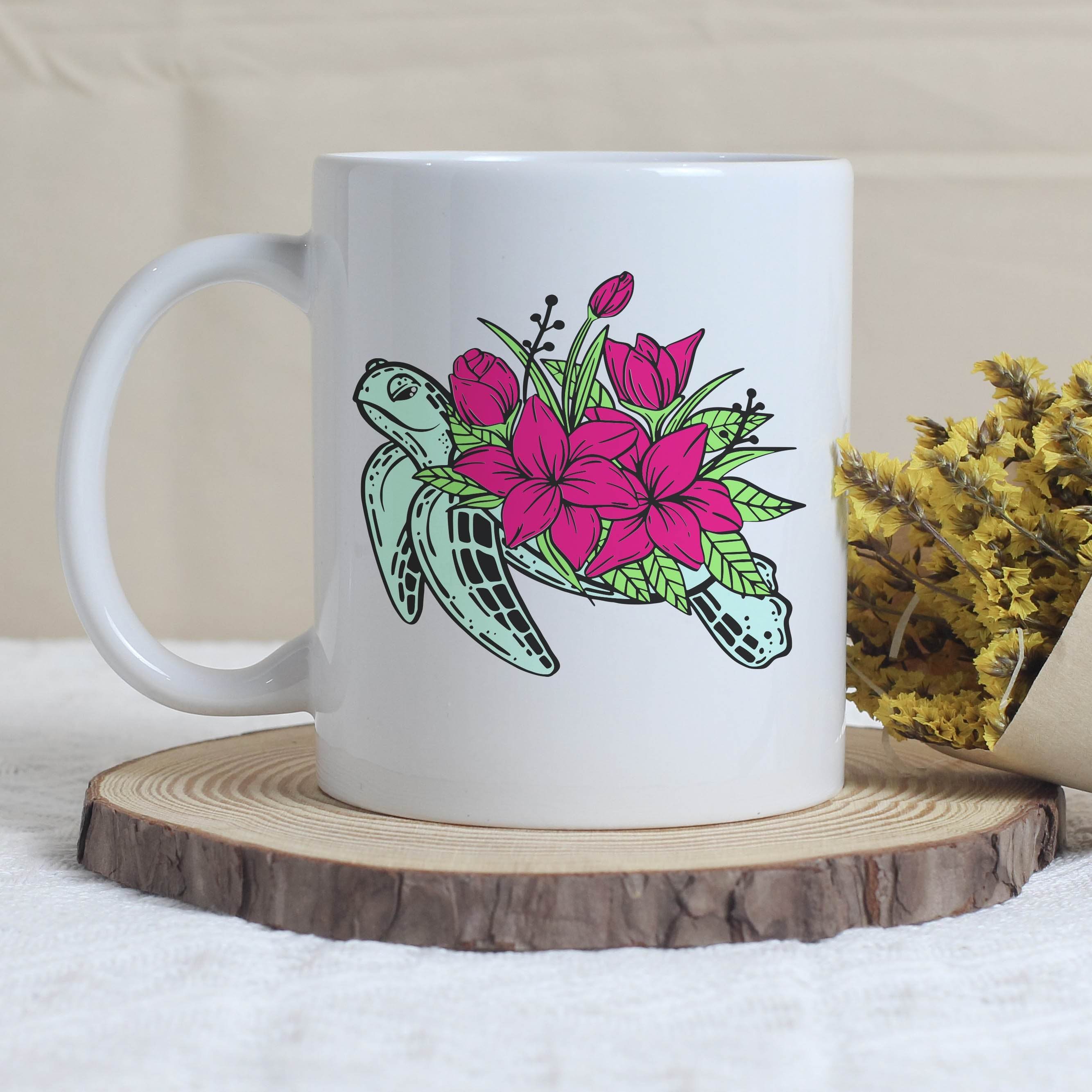 Plotterdatei Flower Turtle - Sewando