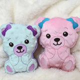 Stickdatei Teddy Bruni in 4 Größen Set 2697b