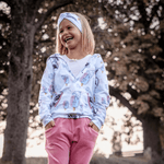 Schnittmuster Mini Hoodie bequem Gr. 104 - 164 - Sewando