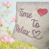 Stickdatei Schrift mit Herzen Mylar  In Love 3  ca. 50mm Set 641