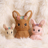 Stickdatei Hase Osterhase Kuscheltier  Set 2630 5 Größen