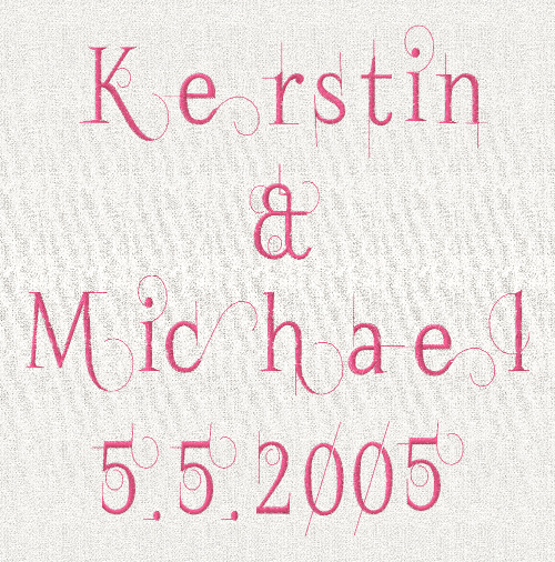 Stickdatei Schrift ca.3cm Buchstaben und Zahlen Set 2519 - Sewando