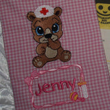 Stickdatei Teddy U-Heft Impfpass In the Hoop 625/T1 - Sewando