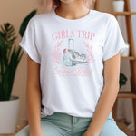 Girls Trip Sublimationsdesign – Travel Club Aquarell Motiv für T-Shirt & DIY-Projekte - Sewando
