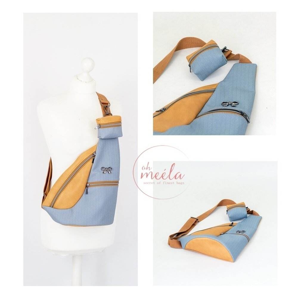 ohRonni Big * Taschen - Schnittmuster - eBook * Slingbag - Crossbodybag - Sewando