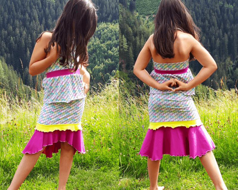 Schnittmuster AriellaMermaidSkirt Gr. 92 bis 152 - Sewando