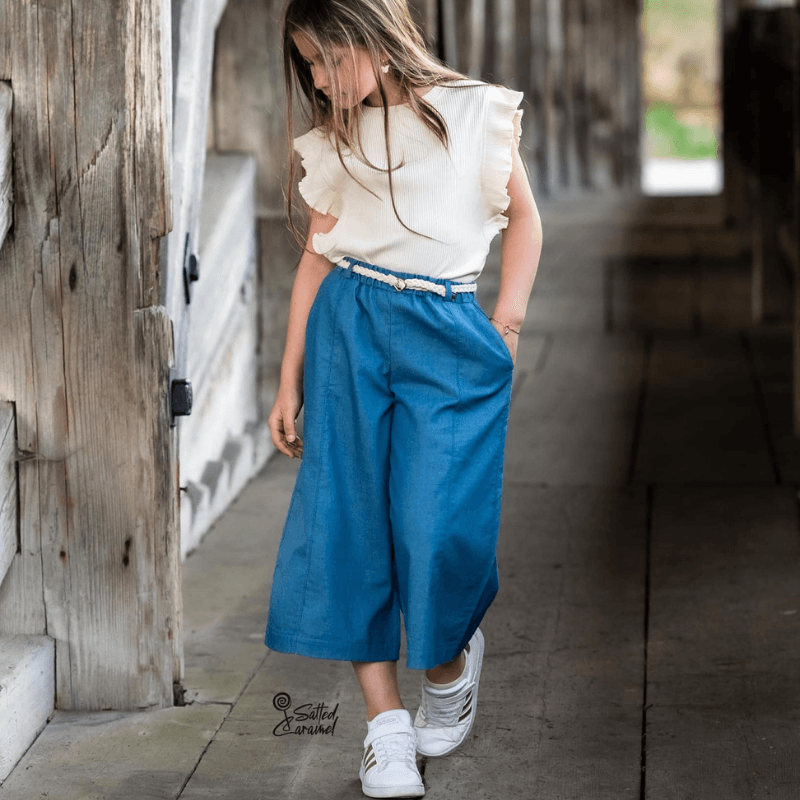 Schnittmuster Hose Malea (kurz, Culotte, Palazzo) Gr. 86 - 164 - Sewando