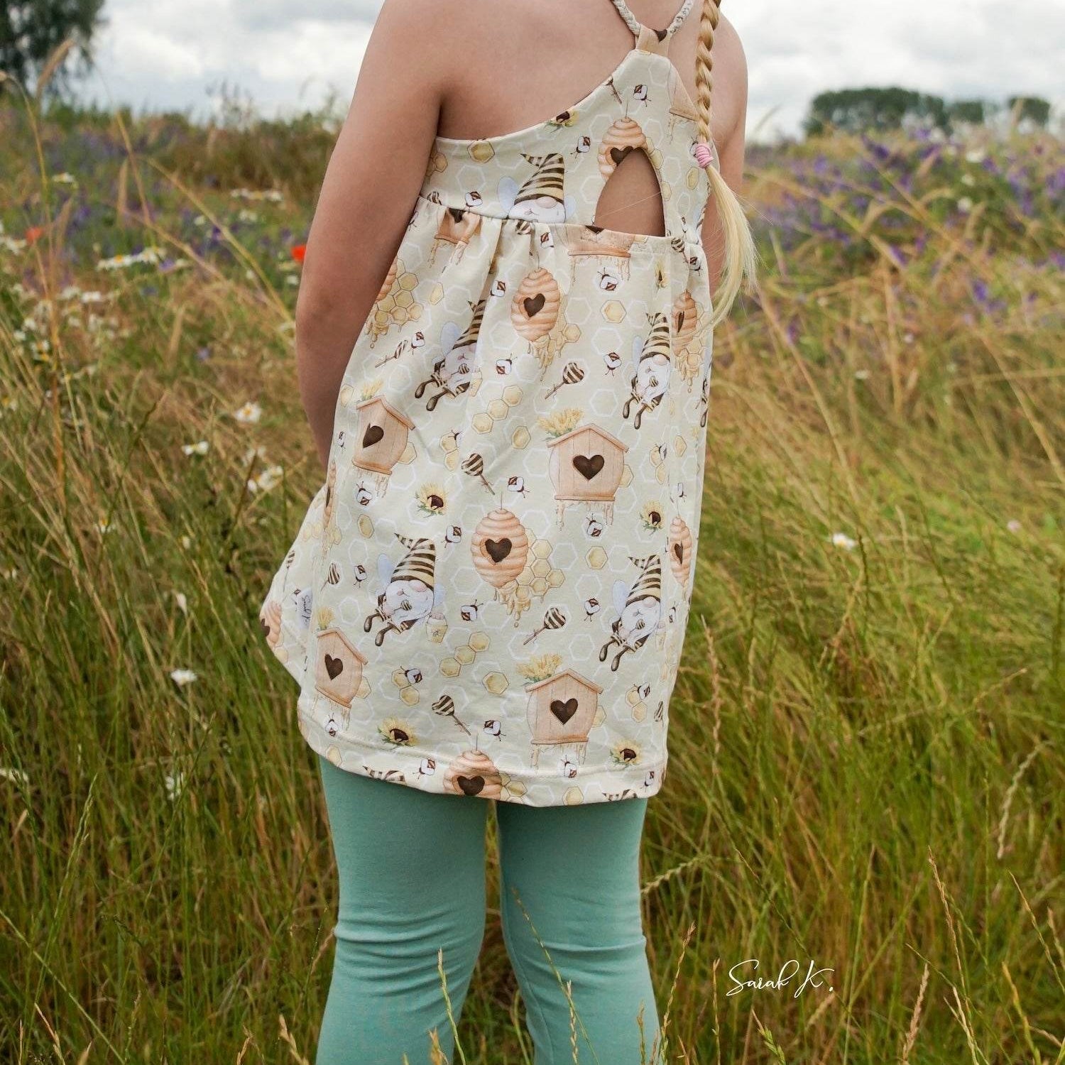 Schnittmuster Kleid und Top Honigklops Gr. 80-140 - Sewando