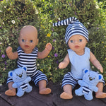Stickdatei Puppenkleidung für Baby Puppe ca. 36 cm Set 2571 - Sewando
