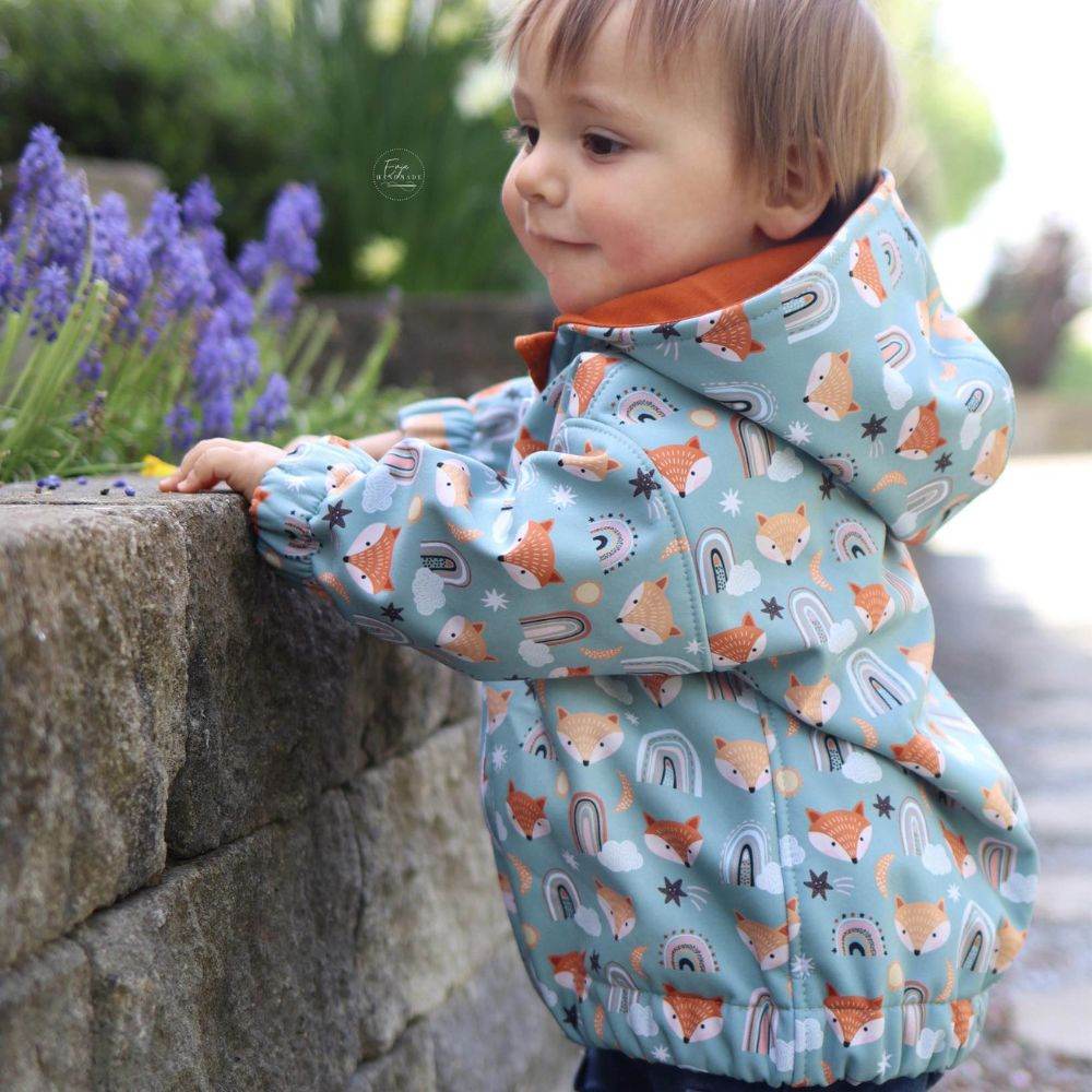 Schnittmuster oversize Jacke Harley Mini Gr. 74-128 - Sewando