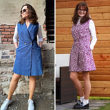 Schnittmuster Wickelkleid IRIS – A-Linie, Schalkragen & Nahttaschen | Gr. 34–48 (PDF)