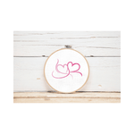 Stickdatei Herz Doppelherz 10x10 13x18 Hochzeit Liebe Valentinstag Hochzeitstag Verlobung - Sewando