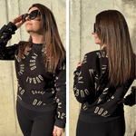 Schnittmuster Pullover PAULA - klassisch mit Rundhalsausschnitt | Gr. 34-48 (PDF) - Sewando