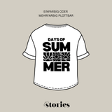 Plotterdatei SVG - Days of Summer | Sommer Shirt Design