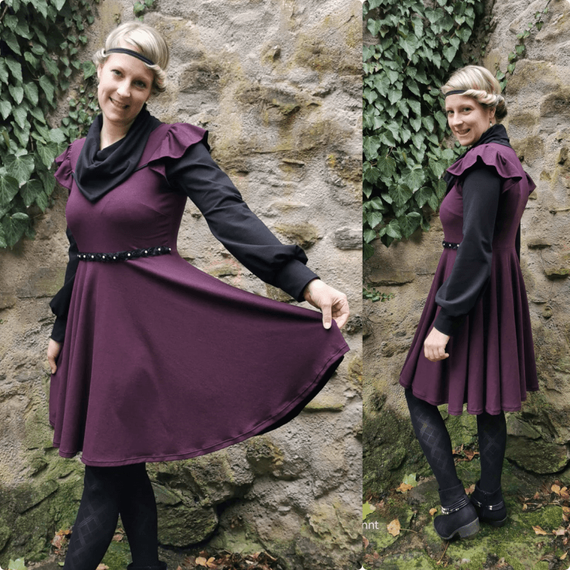 Schnittmuster Kleid Alianda Gr. 32 bis 52 - Sewando