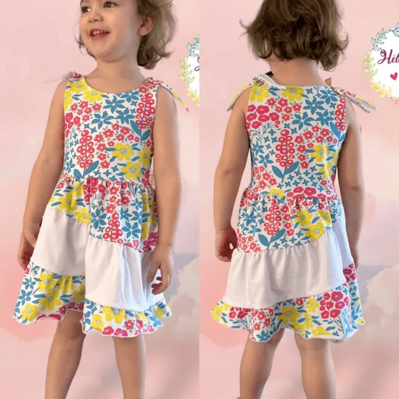 Schnittmuster Kleid Alilly Gr. 80 bis 152 - Sewando