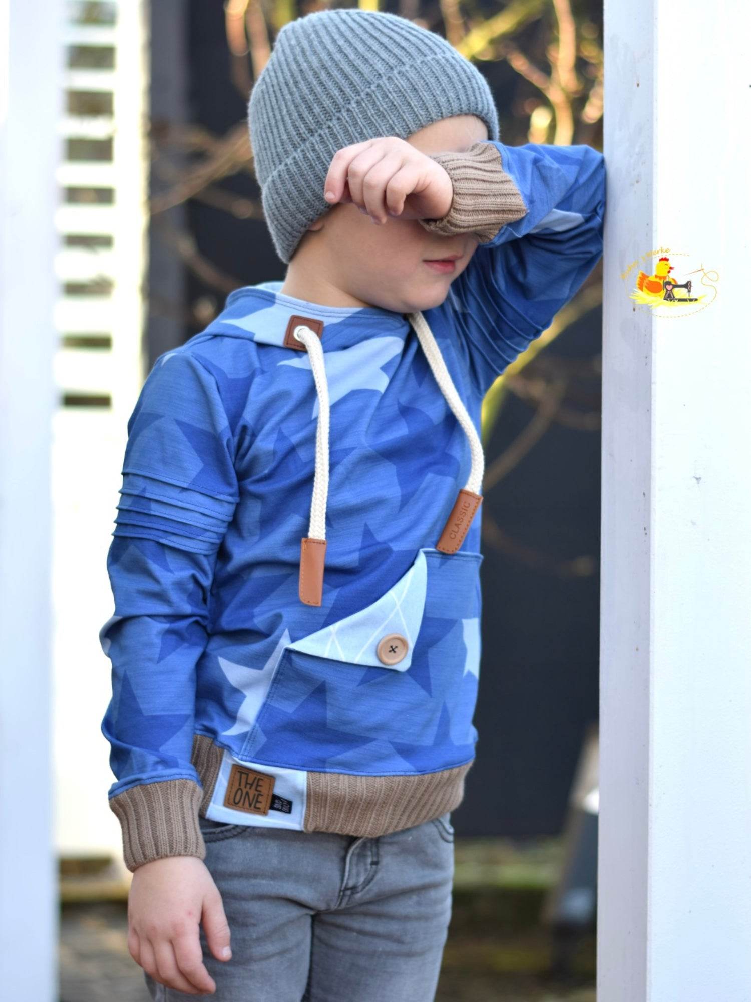 Schnittmuster Hoodie Hannes Gr. 74-122 - Sewando