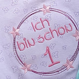 Stickdatei Zahl, Zahlen " Ich bin schon .. " ab 10x10  Geburtstag Set 572