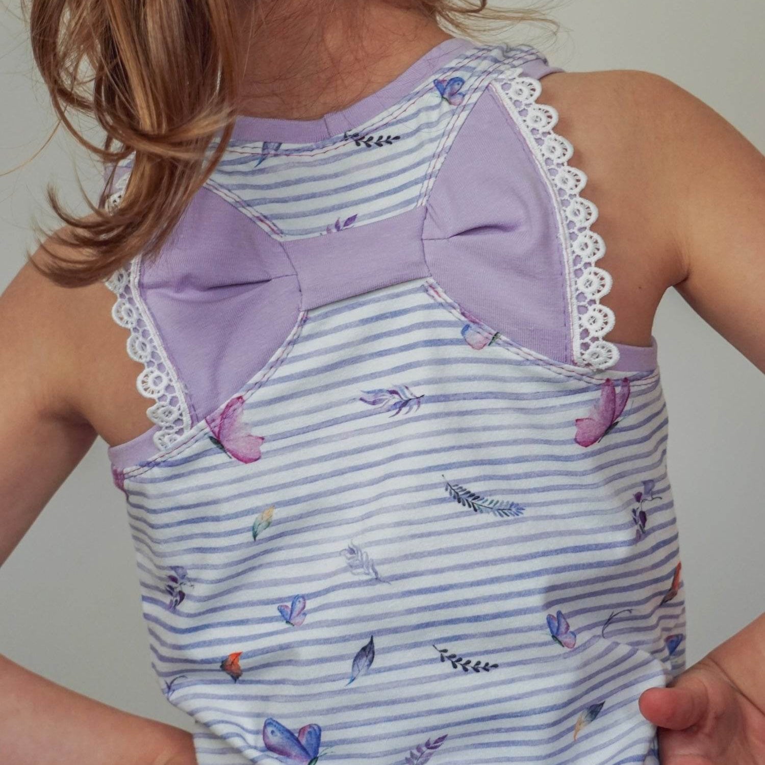 Schnittmuster Kleid / Top Racerback Schweißperlchen Gr. 80-140 - Sewando