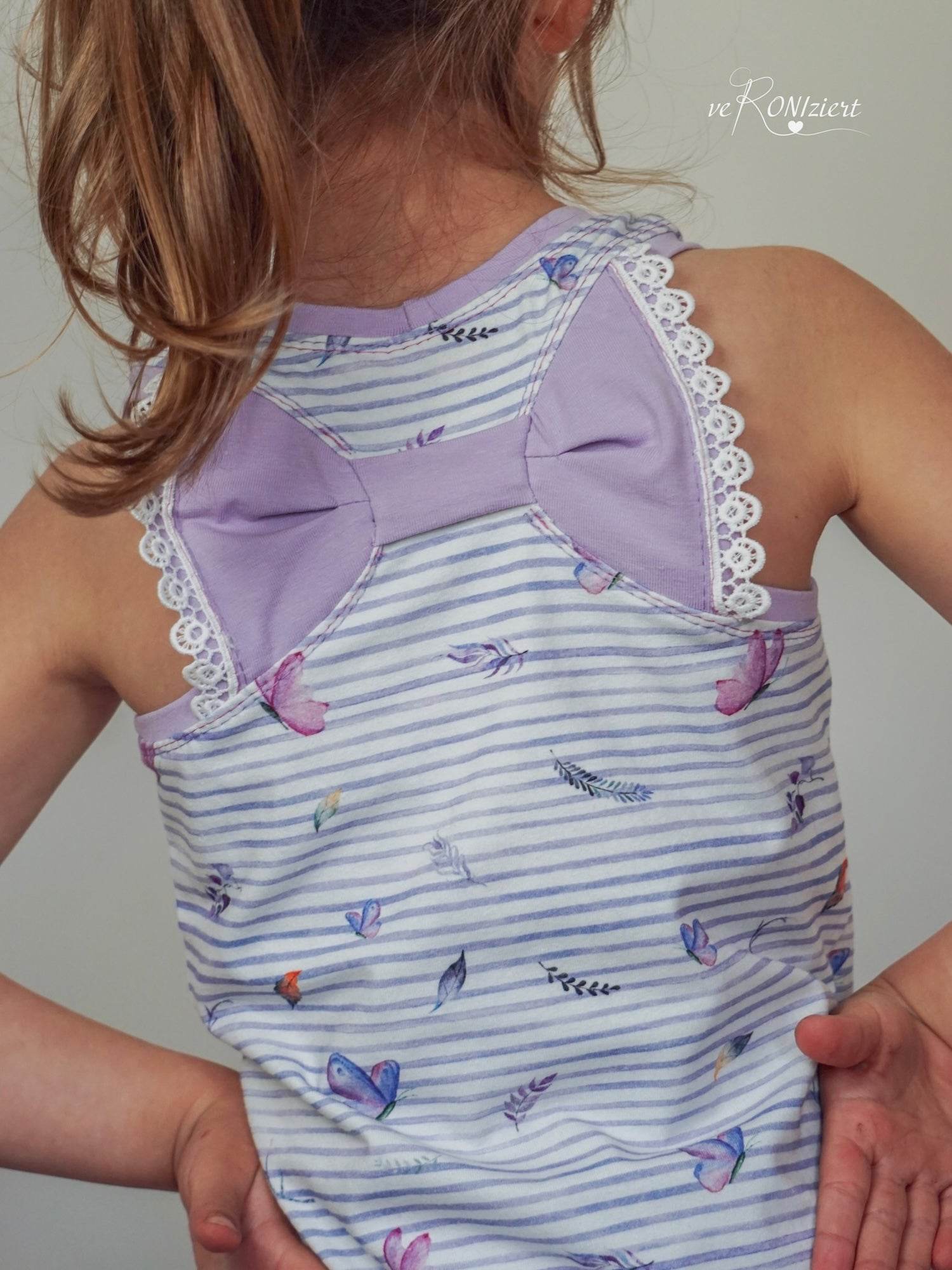 Schnittmuster Kleid / Top Racerback Schweißperlchen Gr. 80-140 - Sewando