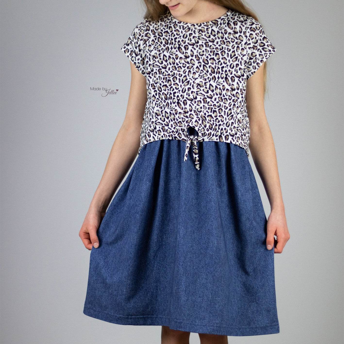 Schnittmuster Linchen Knotenkleid für Babys und Kinder A0/A4 Gr. 62 bis 156 - Sewando