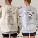 Plotterdatei Weihnachten SVG Set – All I want for Christmas is Fabric & Yarn | 2er Set